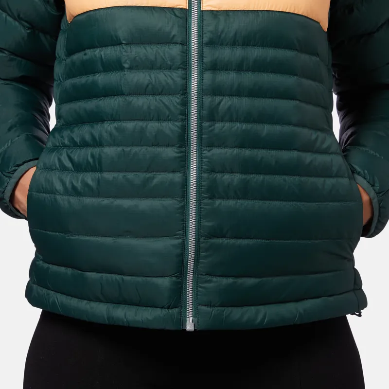 Cotopaxi Womens Fuego Down Hooded Jacket - Dark Forest Stripes-9